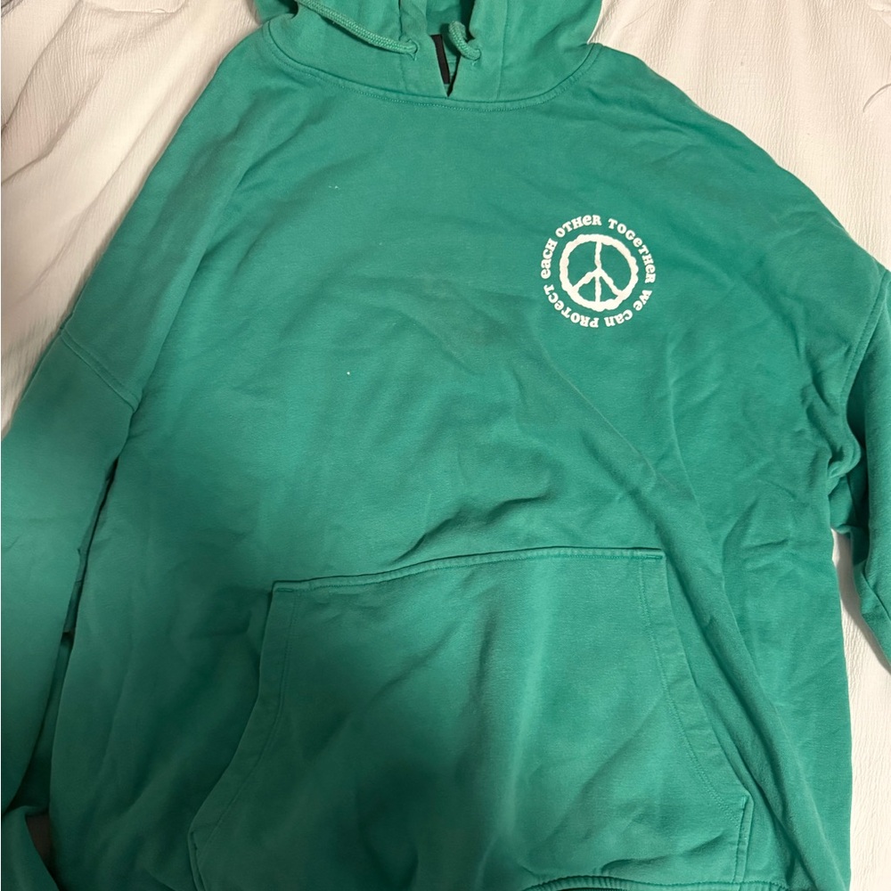 H&M Divided Teal Hoodie